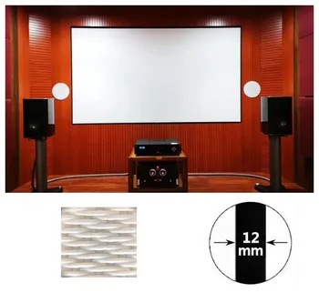 Xyscreen Zhk100b ultra tanki ekran s fiksnim okvirom Od zvučno prozirne tkanine tkanine s maksimalnim zvukom 4k ekran