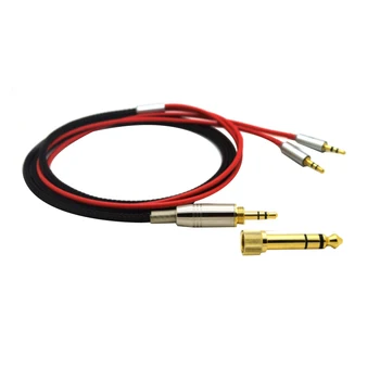 Za Hifiman HE400S HE-400I HE560 V2 Prijenosni Kabel za Slušalice od 3,5 Mm Utikač Od 6,35 Mm Do 2X2, 5 Mm Priključak Audio HIFI Kabel