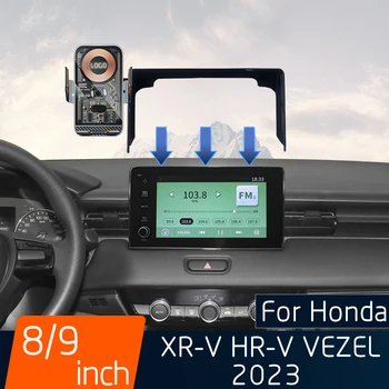 Za Honda XR-V HR-V VEZEL 2023 Auto Mobilni Telefon Bežično Punjenje Navigaciju Senzor Stalak Ekran 8/9-inčni Fiksni Baza Postolja