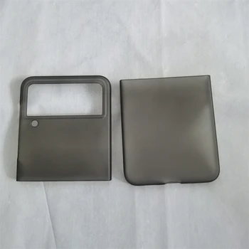 Za Samsung Galaxy Z Flip4 torbica za telefon proziran crni mat