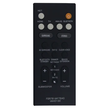 Zamjena daljinskog upravljača FSR78 VAF7640 za Yamaha Sound Bar Zvučnika ATS-1080 YAS-108 ATS1080 YAS108