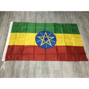 zastava superonezxz zastava Etiopije 90x150 cm, Poliester visi Etiopija Etiopljanin Nacionalne Zastave unutarnji vanjski home dekor banner