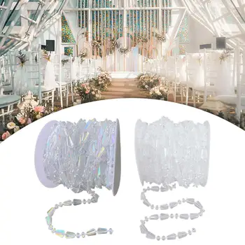 Zavjese od Akrilnih Perli Na Lancu Visi Od Perli za Vjenčanje Vanjski Dekor