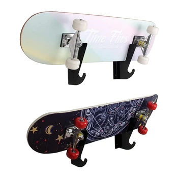 Zidni stalak za izložbe robe za skateboard, akril držač za skateboard, pouzdan zidni stalak za skateboard, zidna kuka za skateboarding
