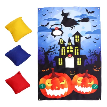 Zvečka u obliku bundeve za Noć vještica, igra banner, dječje igračke na otvorenom, Vertikalne tkanine, pribor za zabavne