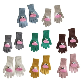Šarene i praktične rukavice s pet prstiju, funkcionalne zimske rukavice za malu djecu