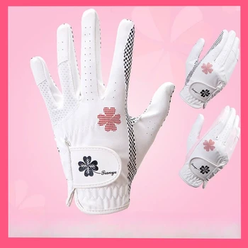 Ženske lijevo i desno rukavice za golf od elastičnog poliuretana Ice Silk krema za sunčanje, silikon, protuklizni, izdržljiva i prozračni, nove rukavice za golf