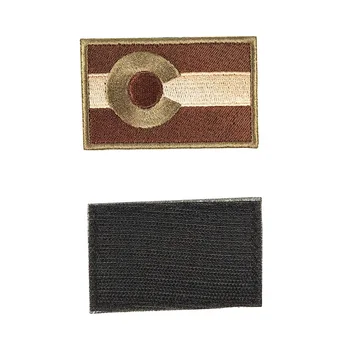 Нашивки s vezom države Colorado, vojna 3D naljepnica na odjeću, ikonu s kukom i petljom američke zastave, aplicirano na ruksak, šešir.